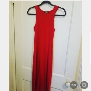 Long Red Express Dress